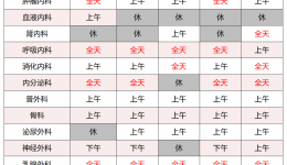 中山市博爱医院（市妇幼保健院）“五一”假期出诊安排
