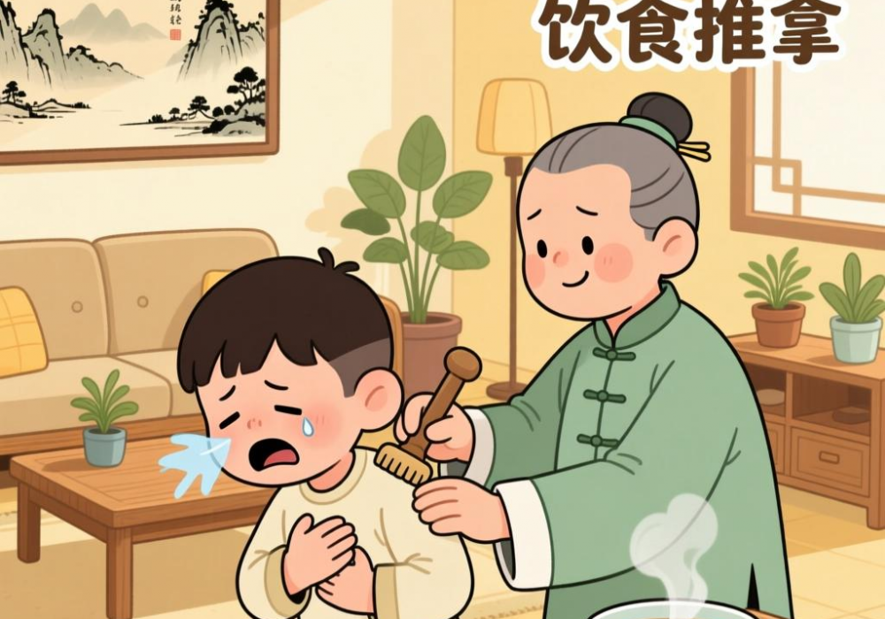 孩子流感后咳不停？！居家中医饮食、推拿来帮忙……