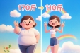 30岁女子半年减重60斤！从170到110的“华丽”转变……