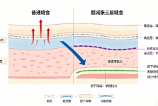 普通缝合 vs 超减张美容缝合，差别可能是一辈子的疤痕样子