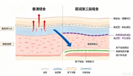 普通缝合 vs 超减张美容缝合，差别可能是一辈子的疤痕样子